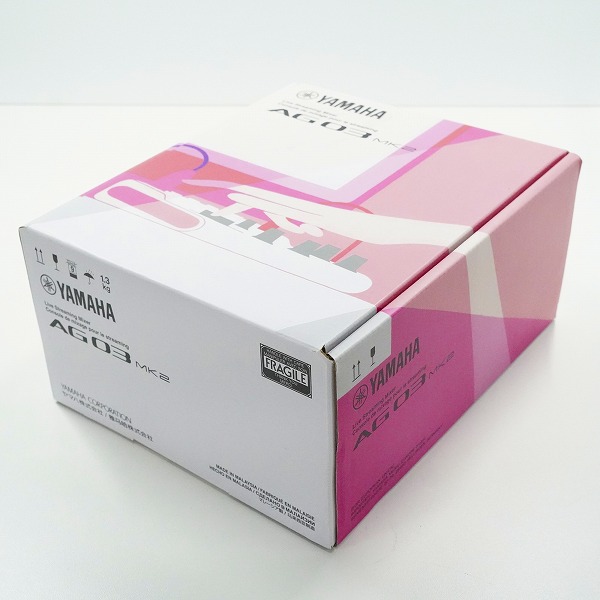 実際に弊社で買取させて頂いたYAMAHA/ヤマハ AG03 MK2 ライブストリーミングミキサー 通電確認済みの画像 9枚目