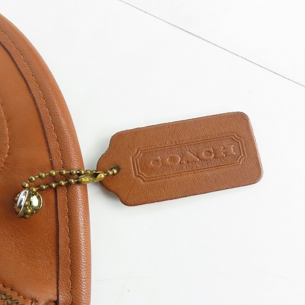 実際に弊社で買取させて頂いたCOACH/コーチ オールドコーチ ヴィンテージ レザー2Way ハンドバッグ/ショルダーバッグ 9942の画像 5枚目