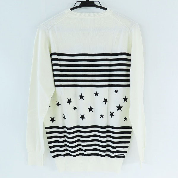 実際に弊社で買取させて頂いたuniform experiment/ユニフォームエクスペリメント ボーダー/スター柄 ニット UE-160092の画像 1枚目