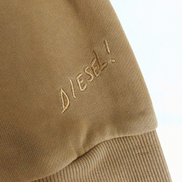 実際に弊社で買取させて頂いたDIESEL/ディーゼル J-VESTER ジップアップパーカー ブラウン/XLの画像 8枚目