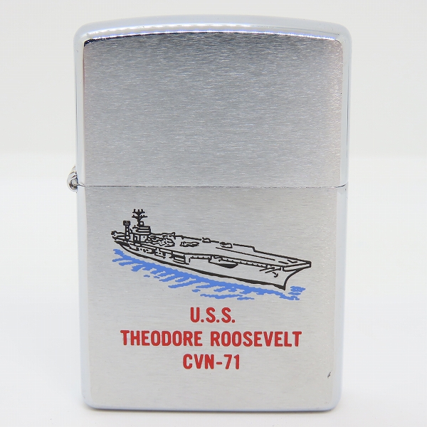 実際に弊社で買取させて頂いたZIPPO/ジッポー アメリカ海軍 CVN-71 U.S.S THEODORE ROOSEVELT/セオドア・ルーズベルト 1999年製