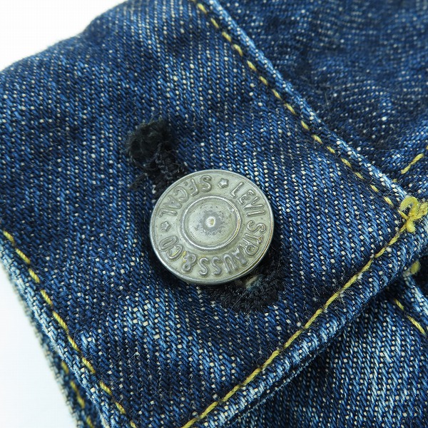 実際に弊社で買取させて頂いたLEVIS/リーバイス 507 日本製 復刻 2ndモデル デニムジャケット 71507-XX/36の画像 8枚目