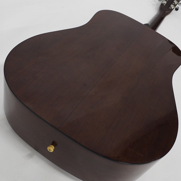 実際に弊社で買取させて頂いた★【難有り】Morris/モーリス MD-502 幌馬車ラベル アコースティックギター/アコギ ソフトケース付の画像 7枚目