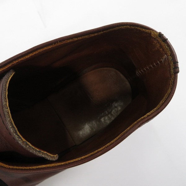 実際に弊社で買取させて頂いたRED WING/レッドウイング 9017 BECKMAN CHUKKA BOOTS ベックマンチャッカブーツ 9.5Dの画像 4枚目