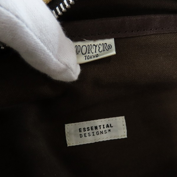 実際に弊社で買取させて頂いたPORTER×ESSENTIAL DESIGNS/ポーター×エッセンシャルデザインズ チェック柄 ショルダーバッグの画像 6枚目