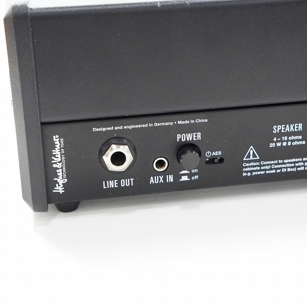 実際に弊社で買取させて頂いたHughes&Kettner/ヒュースアンドケトナー Spirit Nano series SPIRIT OF Metal 小型 ヘッドアンプ ギターアンプ 動作確認済みの画像 5枚目