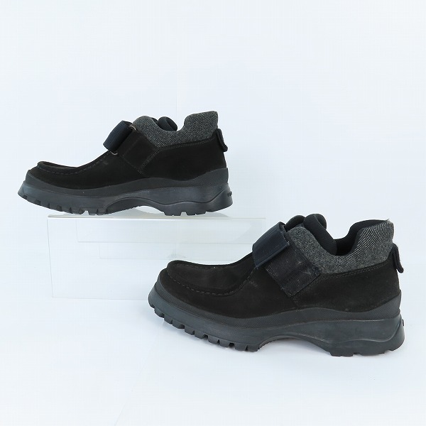 実際に弊社で買取させて頂いたPRADA/プラダ ベルクロ ビブラムソール スエードシューズ /7.5の画像 3枚目