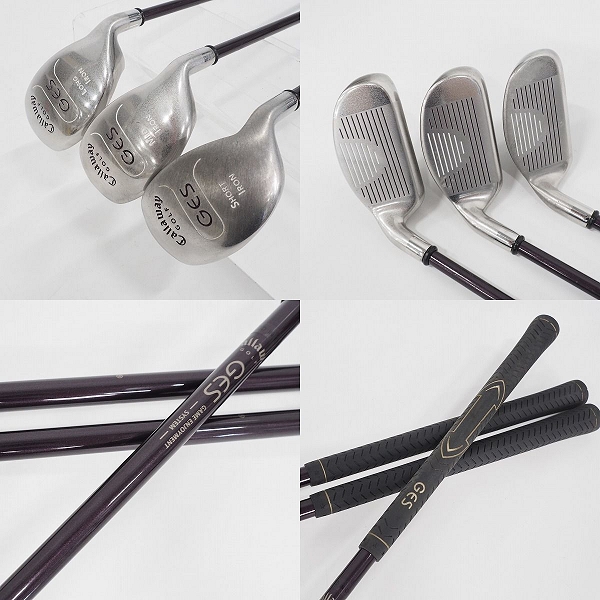 実際に弊社で買取させて頂いたCallaway/キャロウェイ GES（Game Enjoyment System）ゴルフ レディース用ハーフ7本セット キャディバック付きの画像 3枚目