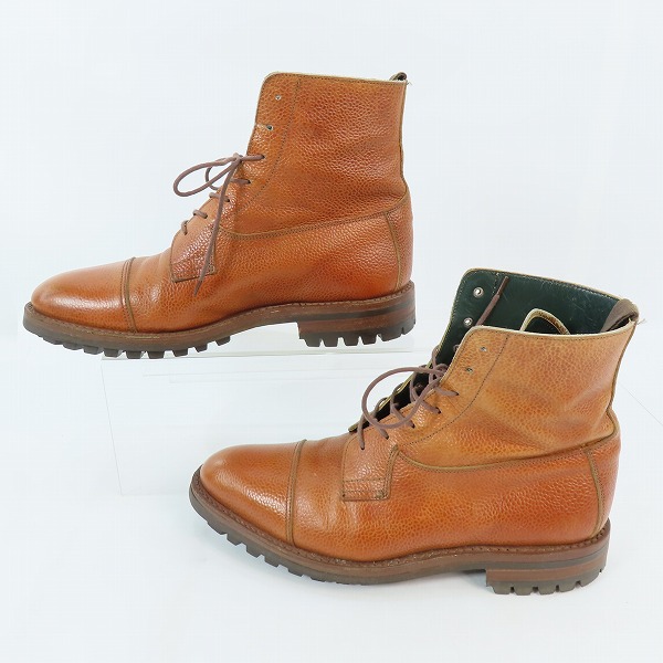 実際に弊社で買取させて頂いたTRICKER'S/トリッカーズ レザー レースアップブーツの画像 3枚目