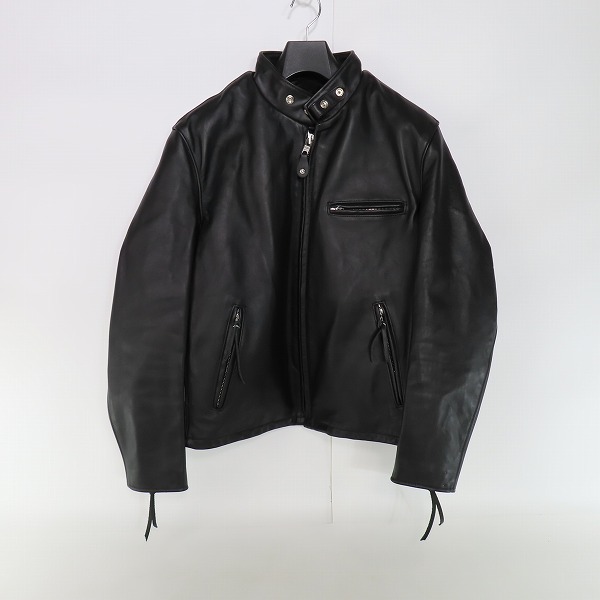 実際に弊社で買取させて頂いたSchott/ショット ボアライナー ステアハイドレザー ライダース ジャケット 641/44