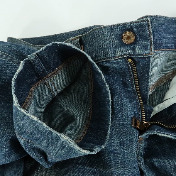 実際に弊社で買取させて頂いたDOLCE&GABBANA/ドルチェ&ガッバーナ クラッシュ加工 デニムパンツ G32VLD G8A12 /44の画像 5枚目