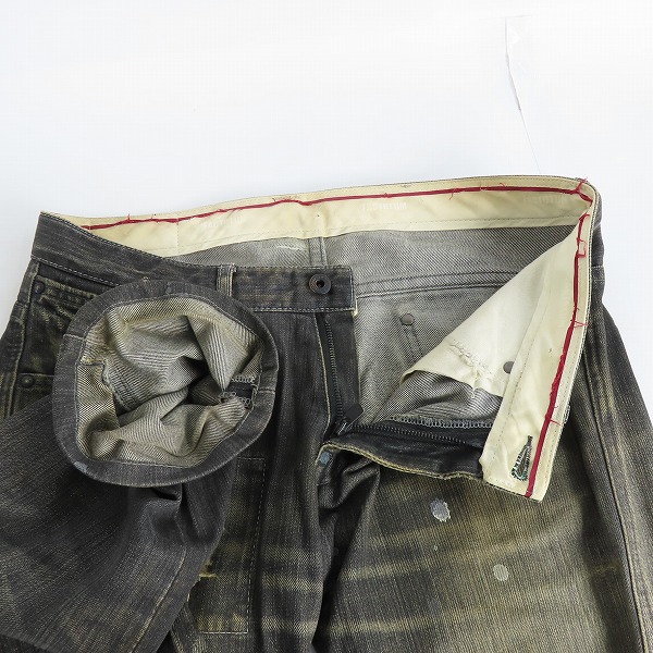 実際に弊社で買取させて頂いたFACTOTUM/ファクトタム ダメージ加工デニム パンツ/30の画像 2枚目