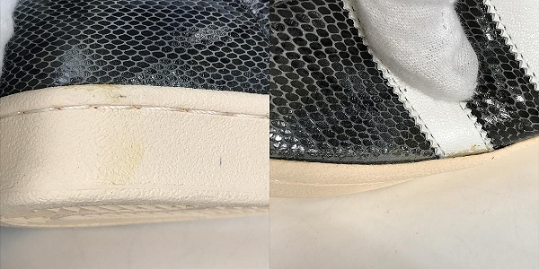 実際に弊社で買取させて頂いた【観賞用】adidas/アディダス PRO MODEL VINTAGE/プロモデル ヴィンテージ スネークブラック/黒蛇 463591/28.5の画像 6枚目