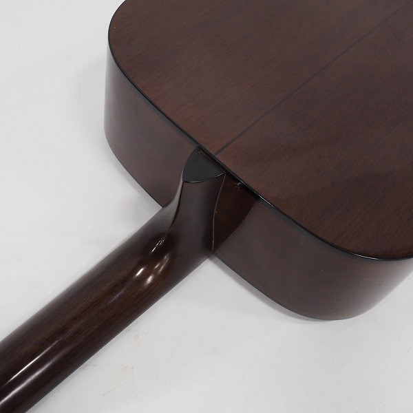 実際に弊社で買取させて頂いた★【難有り】Morris/モーリス MD-502 幌馬車ラベル アコースティックギター/アコギ ソフトケース付の画像 8枚目