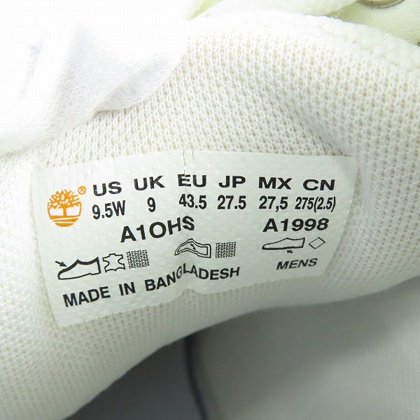 実際に弊社で買取させて頂いたTimberland/ティンバーランド OrthoLite  6インチ レザー ワークブーツ A1OHS/27.5の画像 5枚目