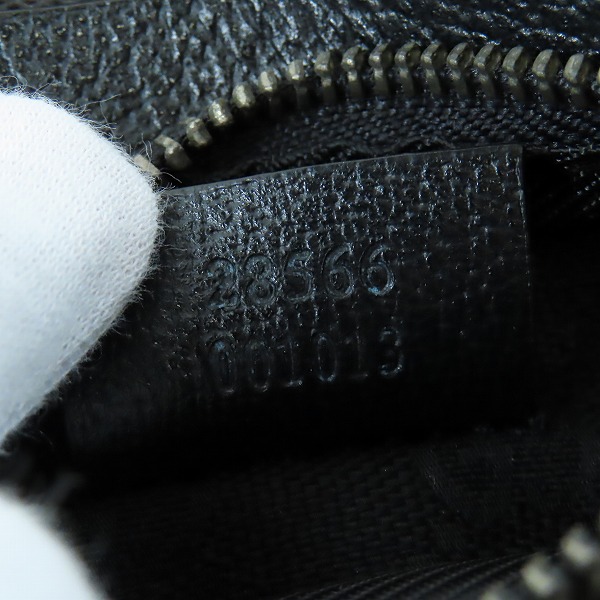 実際に弊社で買取させて頂いたGUCCI/グッチ GG柄 キャンバス/レザー ウエストポーチ/ボディバッグ 28566の画像 5枚目
