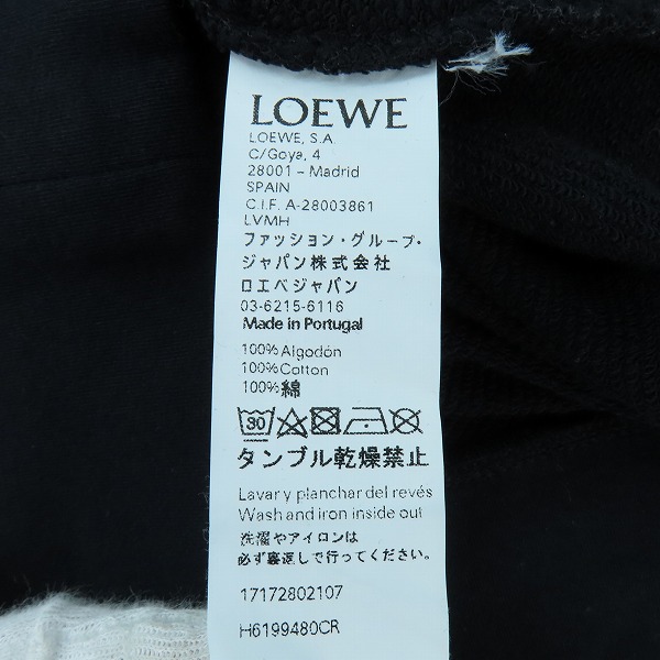 実際に弊社で買取させて頂いたLOEWE/ロエベ 19SS プリント ロングスリーブ スウェット H6199480CRの画像 3枚目