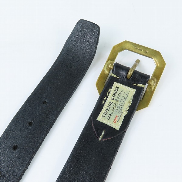 実際に弊社で買取させて頂いたVintage Works/ヴィンテージワークス レザーベルト DH5684/35/89の画像 2枚目