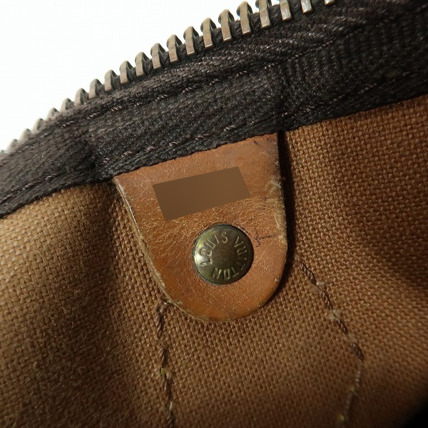 実際に弊社で買取させて頂いたLOUIS VUITTON/ルイヴィトン 80s モノグラム スピーディ30 ミニボストンバッグ M41526 の画像 6枚目