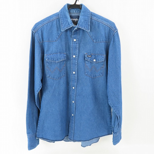 実際に弊社で買取させて頂いたWrangler/ラングラー 80s/ヴィンテージ デニム ウエスタンシャツ 