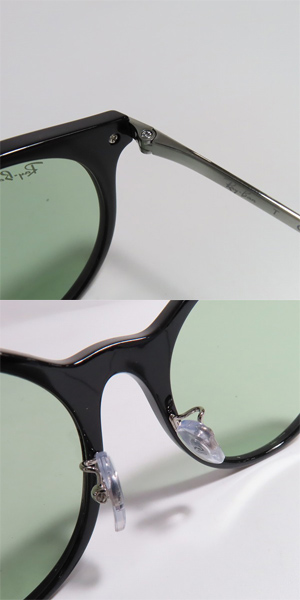 実際に弊社で買取させて頂いたRay-Ban/レイバン アジアンフィット セルフレーム ウェリントン型 サングラス/アイウェア RB4334D 6292/2の画像 3枚目