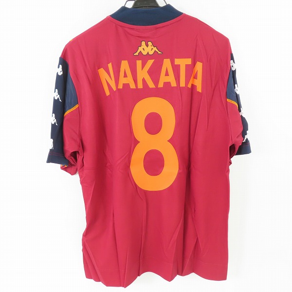 実際に弊社で買取させて頂いた【未使用】Kappa/カッパ AS ROMA/ローマ ユニフォーム 中田英寿 #8 Sの画像 1枚目