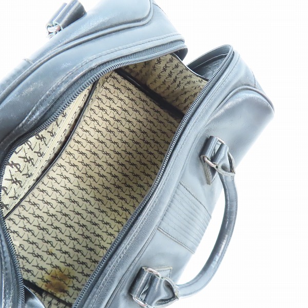 実際に弊社で買取させて頂いたYVES SAINT LAURENT/イブサンローラン レザー ハンドバッグの画像 3枚目