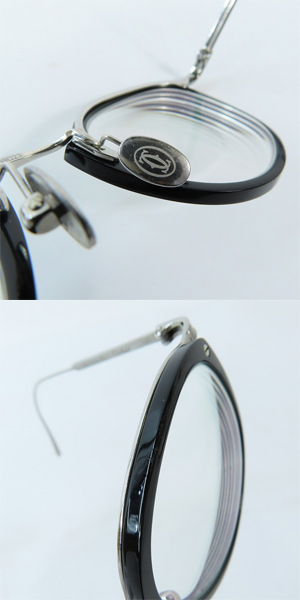 実際に弊社で買取させて頂いたCartier/カルティエ 度入り眼鏡/メガネフレーム/アイウェア CT0020Oの画像 9枚目