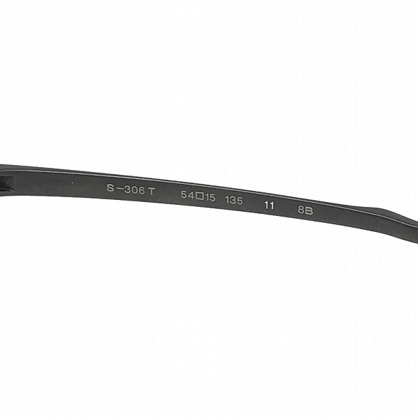 実際に弊社で買取させて頂いた999.9/フォーナインズ チタン 度入り 眼鏡/メガネフレーム/アイウェア S-306Tの画像 5枚目