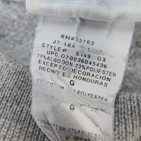 実際に弊社で買取させて頂いた(2)Champion/チャンピオン REVERSE WEAVE/リバースウィーブ プルオーバースウェット S149/Lの画像 3枚目