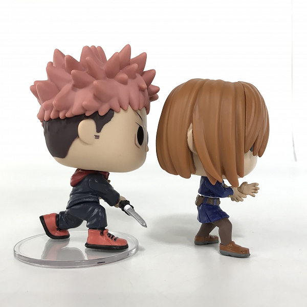 実際に弊社で買取させて頂いたFunko/ファンコ Pop/ポップ 呪術廻戦 虎杖悠仁/釘崎野薔薇 フィギュア 2点セットの画像 4枚目