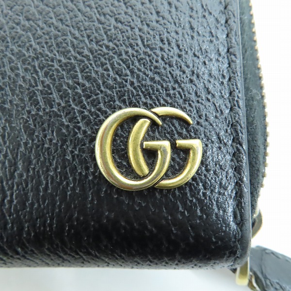 実際に弊社で買取させて頂いたGUCCI/グッチ ラウンドファスナー長財布 GGマーモントの画像 4枚目