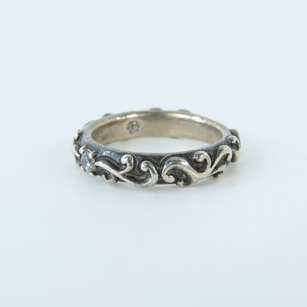 実際に弊社で買取させて頂いたBizarre/ビザール 唐草模様/アラベスク ストーン付 リング 13.5～14号