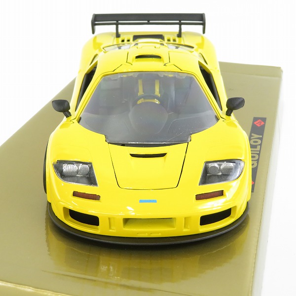 実際に弊社で買取させて頂いたGUILOY/ギロイ G.GOLD 1/18 Mclaren F1 Prototype LM/マクラーレン F1 プロトタイプ LM イエロー/ミニカーの画像 2枚目