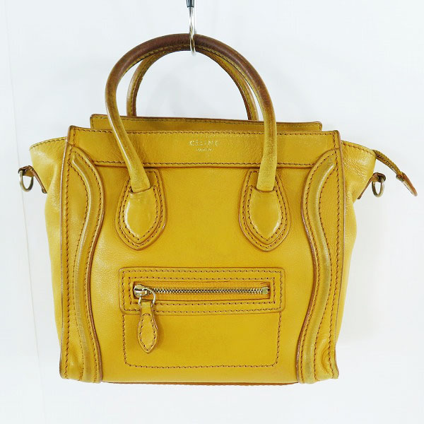 実際に弊社で買取させて頂いたCELINE/セリーヌ ラゲージ ミニショッパー レザー 2WAY ハンドバッグ/ショルダーバッグ