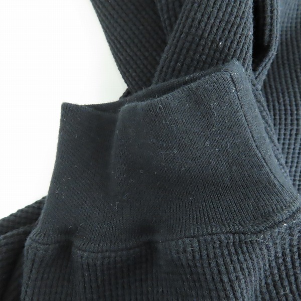 実際に弊社で買取させて頂いたDESCENDANT/ディセンダント 胸ポケット 長袖 サーマルカットソー ブラック/2の画像 7枚目