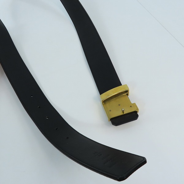 実際に弊社で買取させて頂いたLOUIS VUITTON/ルイヴィトン サンチュール イニシヤル リバーシブル ベルト M9821/AC1125 95/38の画像 3枚目