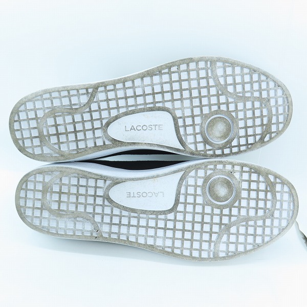実際に弊社で買取させて頂いたLACOSTE/ラコステ BASESHOT 223 1 SMA スニーカー/シューズ 746SMA0065312 UK9の画像 2枚目