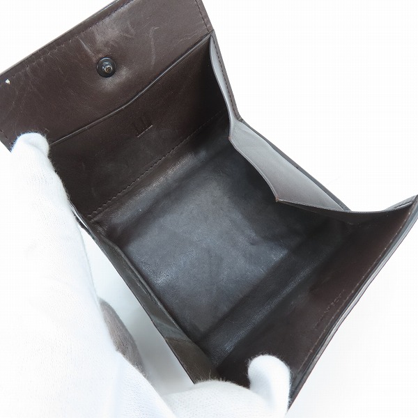 実際に弊社で買取させて頂いたdunhill/ダンヒル CHASSIS シャーシ コインケース 財布 L2Z5C1Aの画像 3枚目