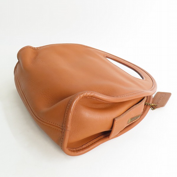実際に弊社で買取させて頂いたCOACH/コーチ オールドコーチ ヴィンテージ レザー2Way ハンドバッグ/ショルダーバッグ 9942の画像 2枚目