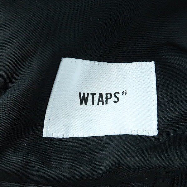 実際に弊社で買取させて頂いたWTAPS/ダブルタップス TEAM / JACKET / NYLON. TWILL. UT813 チームジャケット 222TQDT-JKM01/02の画像 5枚目