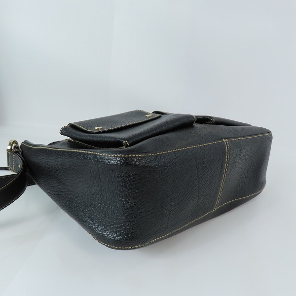 実際に弊社で買取させて頂いたBVLGARI/ブルガリ ABELEL レザー ショルダーバッグ/ワンショルダーの画像 3枚目