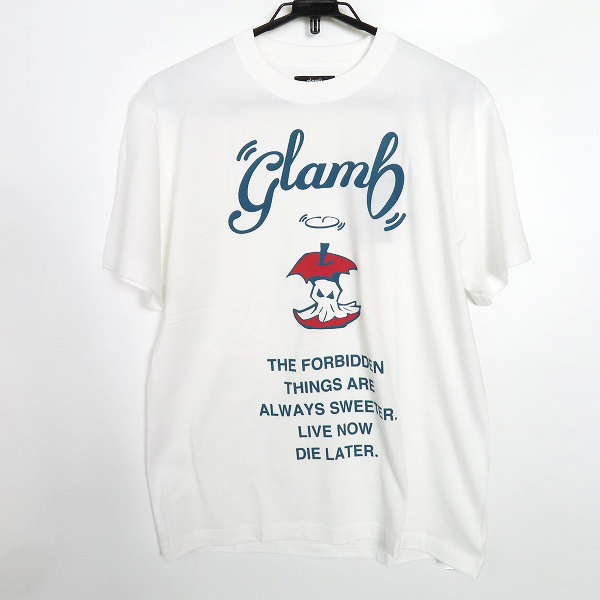 実際に弊社で買取させて頂いた【未使用】glamb/グラム Forbidden Apple T-shirts/フォビドゥンアップルTシャツ GB0124/CS08 M
