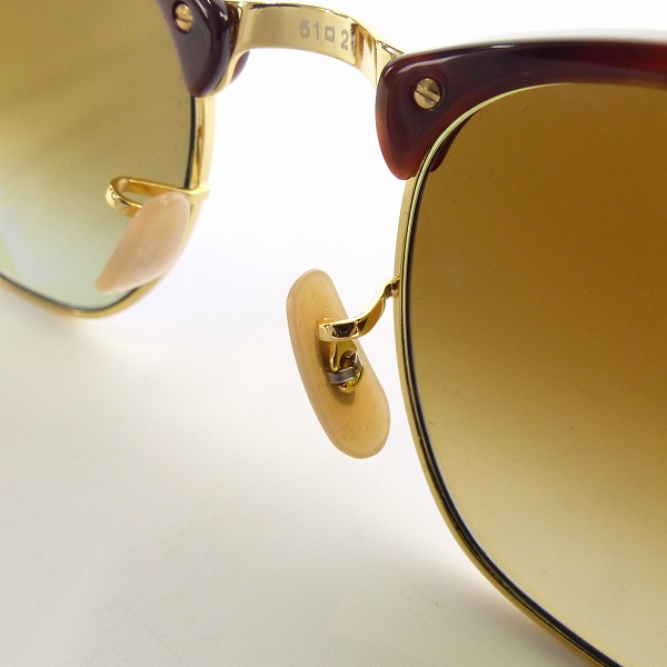 実際に弊社で買取させて頂いたRay-Ban/レイバン CLUB MASTER/クラブマスター サングラス/アイウェア RB3016 990/7Qの画像 8枚目