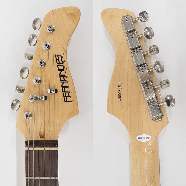 実際に弊社で買取させて頂いた★FERNANDES/フェルナンデス LE-1Z 3S 2005 ストラトキャスターType エレキギター ソフトケース付の画像 3枚目
