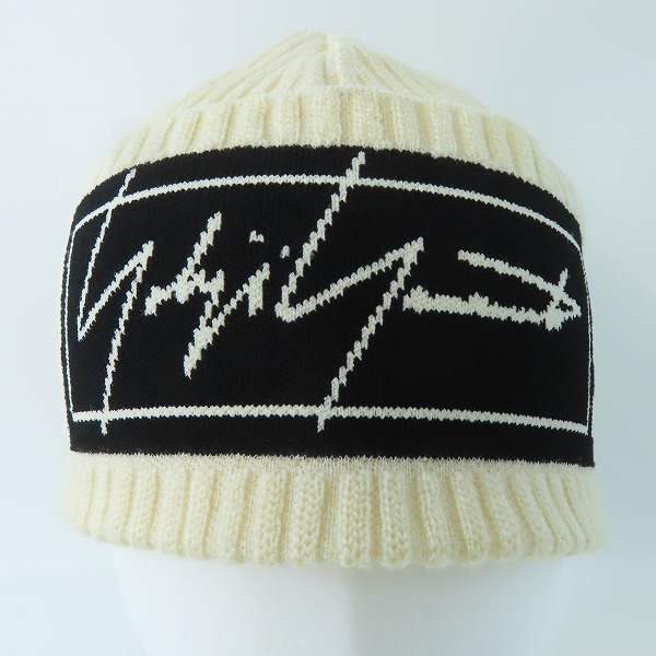 実際に弊社で買取させて頂いたY-3/ワイスリー Yohji Yamamoto×adidas/ヨウジヤマモト×アディダス 3STRIPE BEANIE/3ストライプ ビーニー/ニット帽 FI7452の画像 1枚目