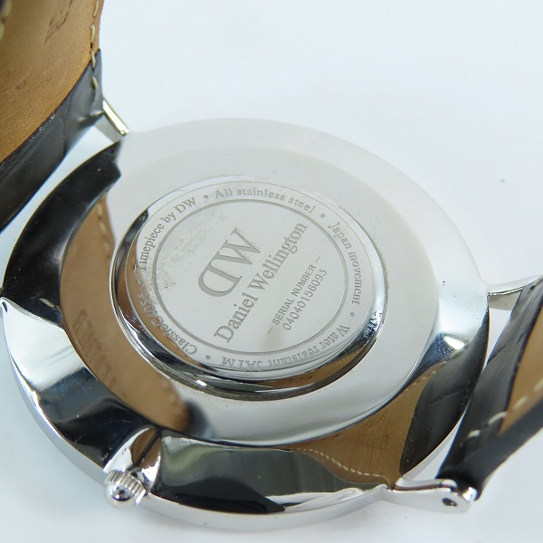 実際に弊社で買取させて頂いたDaniel Wellington/ダニエルウェリントン 腕時計 0608PW-A【動作未確認】 の画像 3枚目