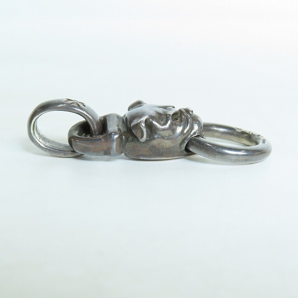 実際に弊社で買取させて頂いた【ギャラ付き】gabor/ガボール 生前 ブルドッグ ペンダントトップの画像 3枚目