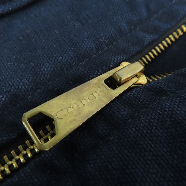 実際に弊社で買取させて頂いたCARHARTT/カーハート 中綿 ワークベスト ネイビー  XLの画像 7枚目
