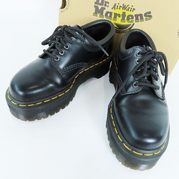 実際に弊社で買取させて頂いたDr.Martens/ドクターマーチン 8053 QUAD 5ホール レザーシューズ 24690001 UK4